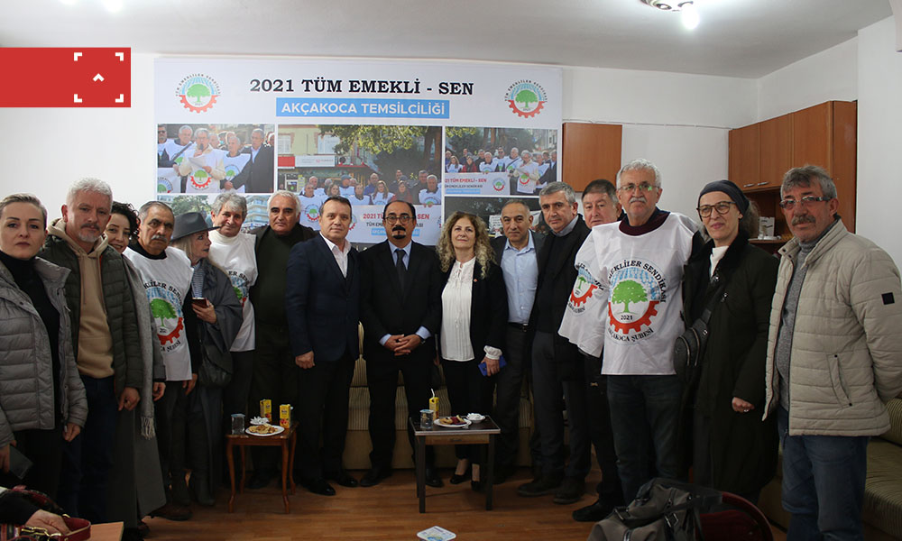 21 TÜM EMEKLİLER SENDİKASI AKÇAKOCA TEMSİLCİLİĞİ LOKALİ TÖRENLE AÇILDI