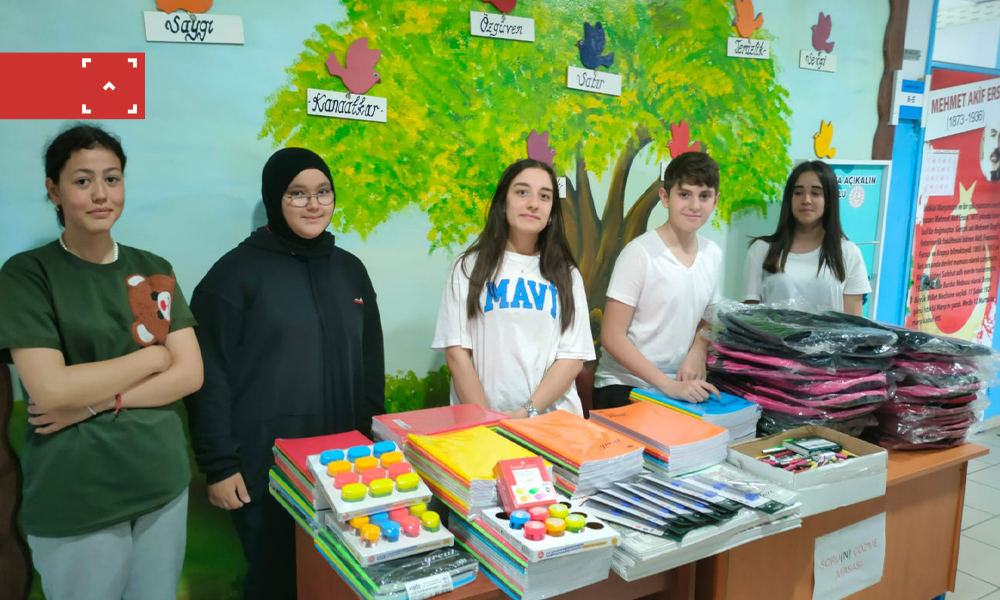 AÇIKALIN ORTAOKULU’NDAN ALKIŞLANCAK HAREKET