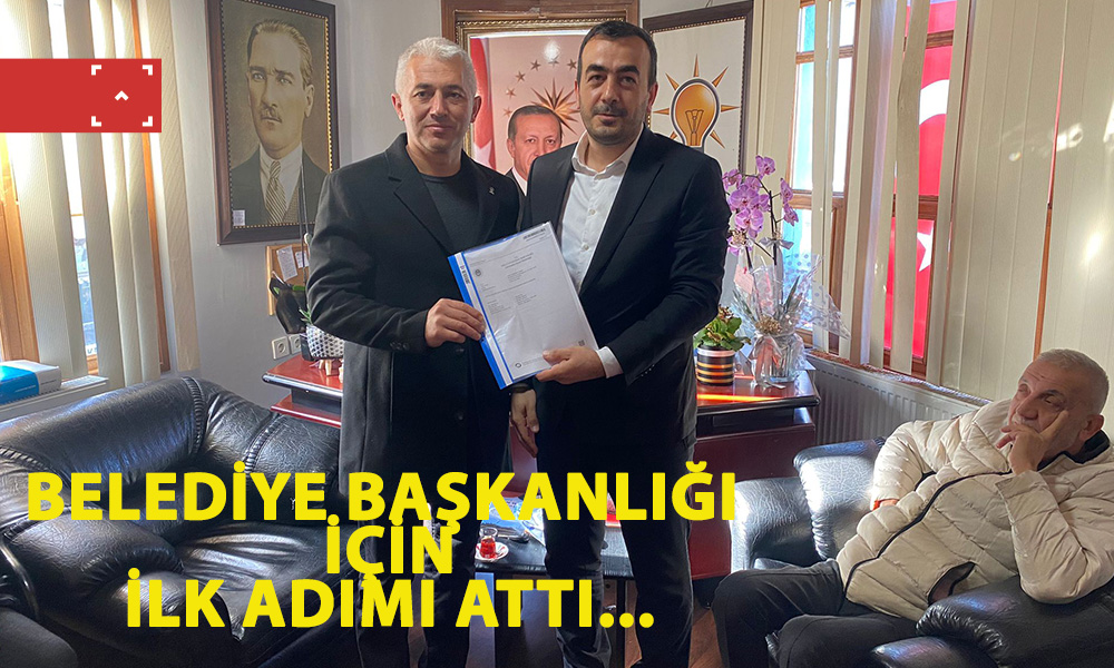 KIZILAY AKÇAKOCA ŞUBE BAŞKANI ÖZKAN ÖZTÜRK, BELEDİYE BAŞKANLIĞI İÇİN İLK ADIMI ATTI…