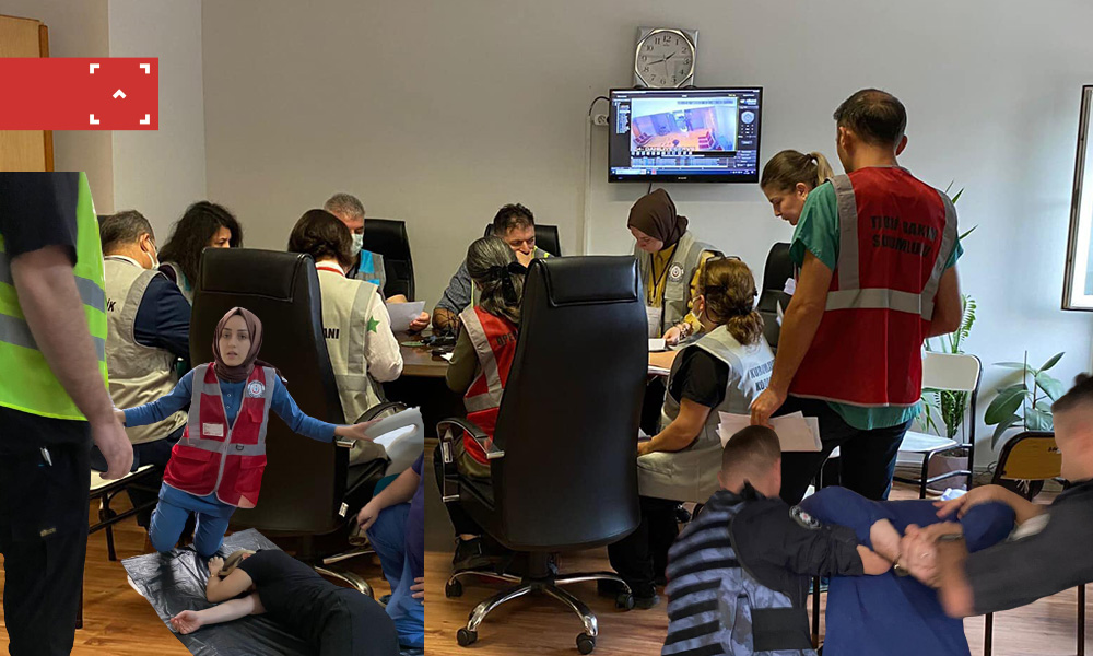 AKÇAKOCA DEVLET HASTANESİ’NDEN GERÇEĞİNİ ARATMAYAN TATBİKAT