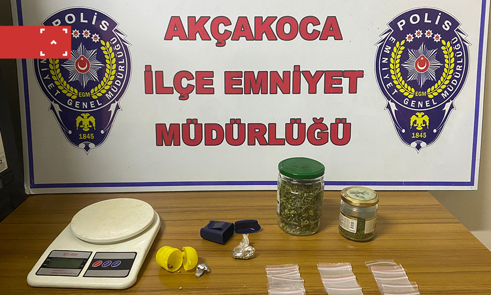 AKÇAKOCA EMNİYET MÜDÜRLÜĞÜ’NDEN UYUŞTURUCU SATICILARINA OPERASYON…