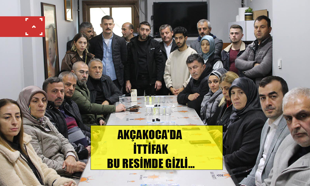 AK PARTİ’DEN AKÇAKOCA’DA İTTİFAK İDDİALARINA NET YANIT!