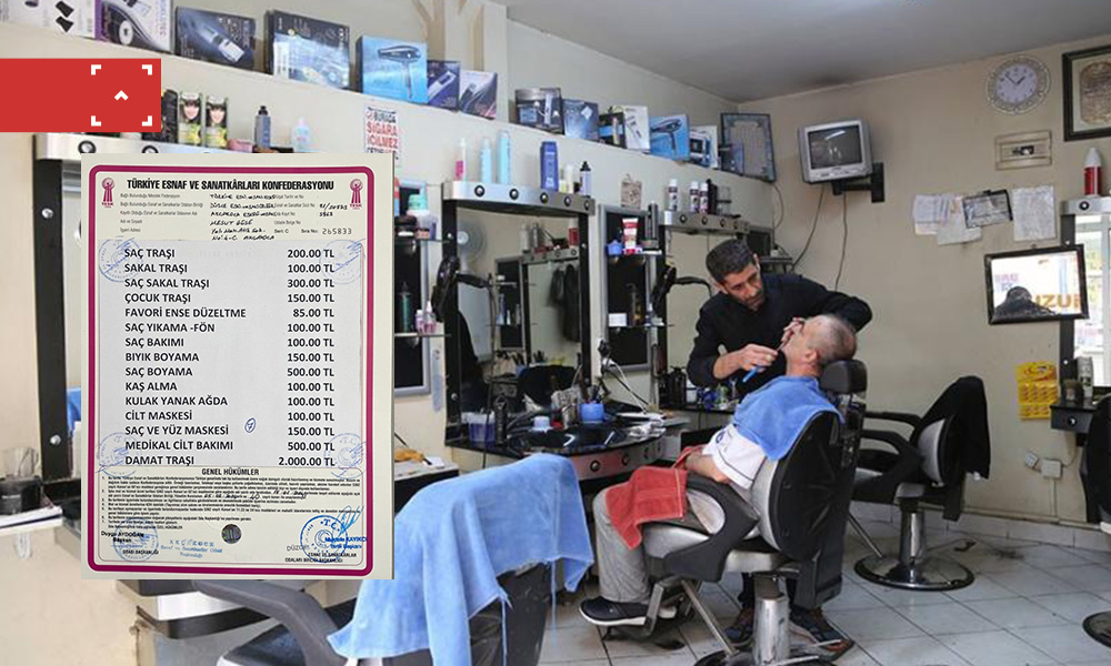 KUAFÖRE GİTMEDEN ÖNCE TEKRAR DÜŞÜNÜN… İŞTE YENİ BERBER TARİFELERİ