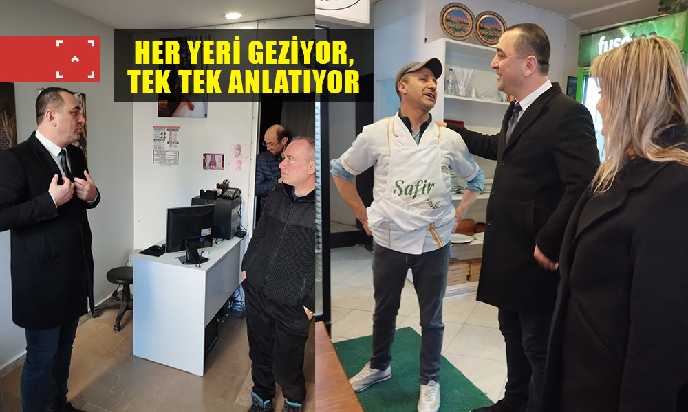 HER KAPIYI GEZİYOR, TEK TEK ANLATIYOR! İYİ PARTİLİ LOKUM AKÇAKOCA’YA DEĞİŞİM SUNUYOR