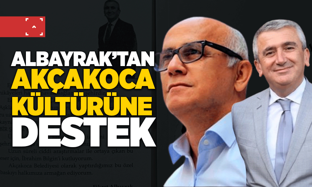 Fikret Albayrak’tan Akçakocalı yazara destek: Belediye adına özel baskı
